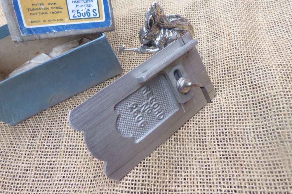 Record 2506 S Side Rebate Plane With Depth Stop