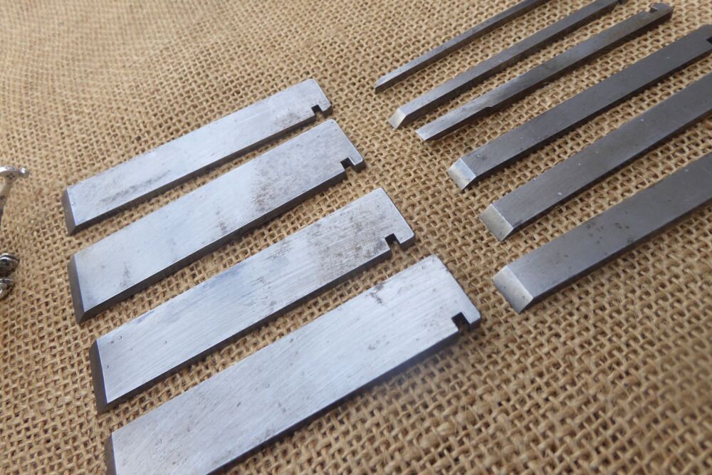 10 x Record Plough / Dado Plane Irons For A Multiplane 405