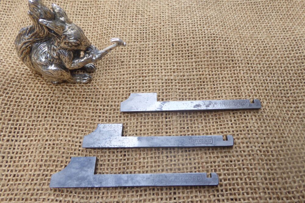 Set Of 3 Record 405 Combination Plane Spare Ovolo Cutters