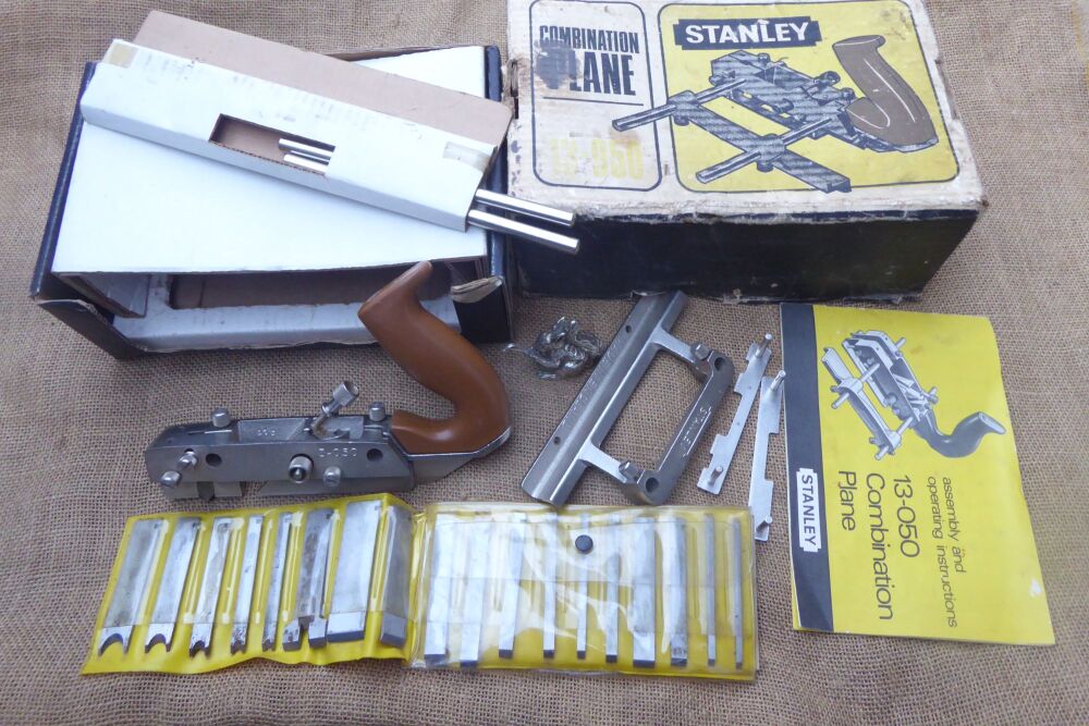 Stanley 13-050 Combination Plane With Cutters
