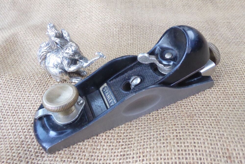 Stanley G12 - 060 Low Angle Adjustable Mouth Block Plane With Stanley Iron