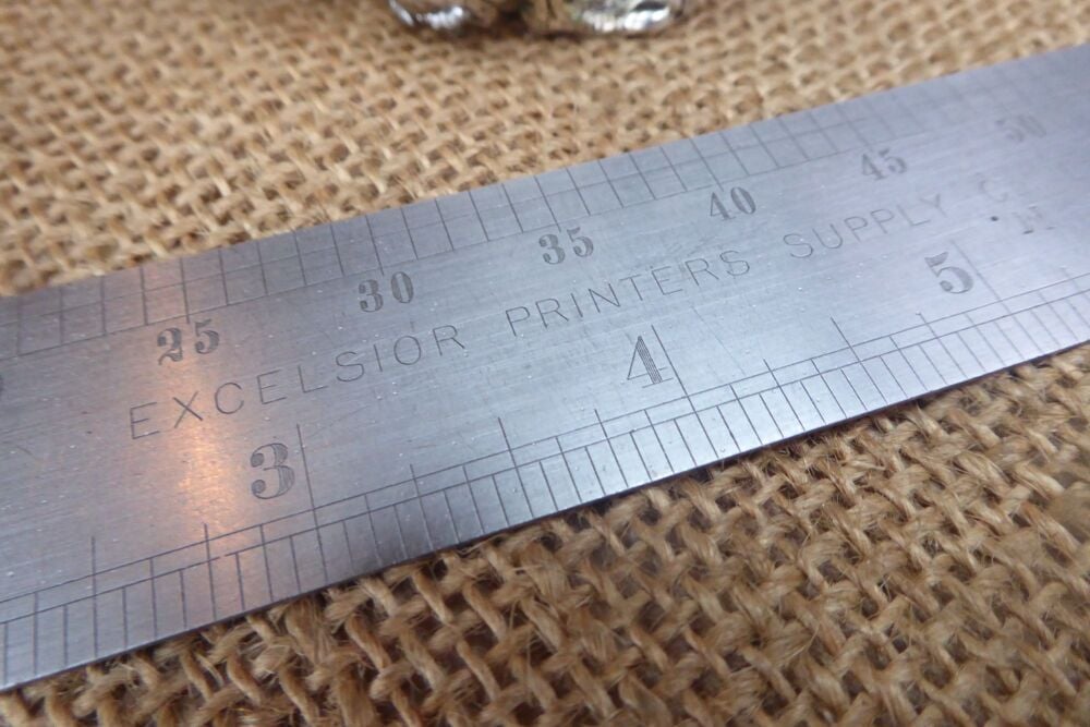 Chesterman 476D 12" Pattern Makers' Contraction Rule - Excelsior Printers Supply Co. Ltd