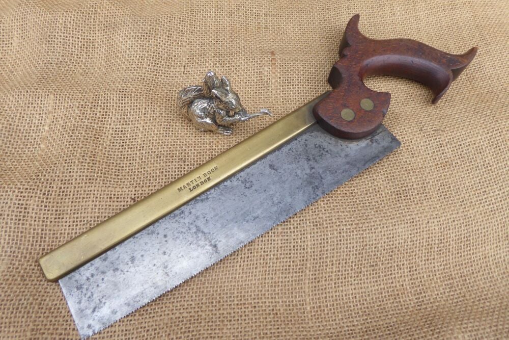 Vintage Martin Boon Of London Brass Backed Saw