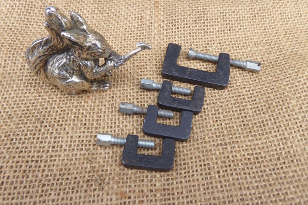 Job Lot Of 4 Futter Of London Small Clamps