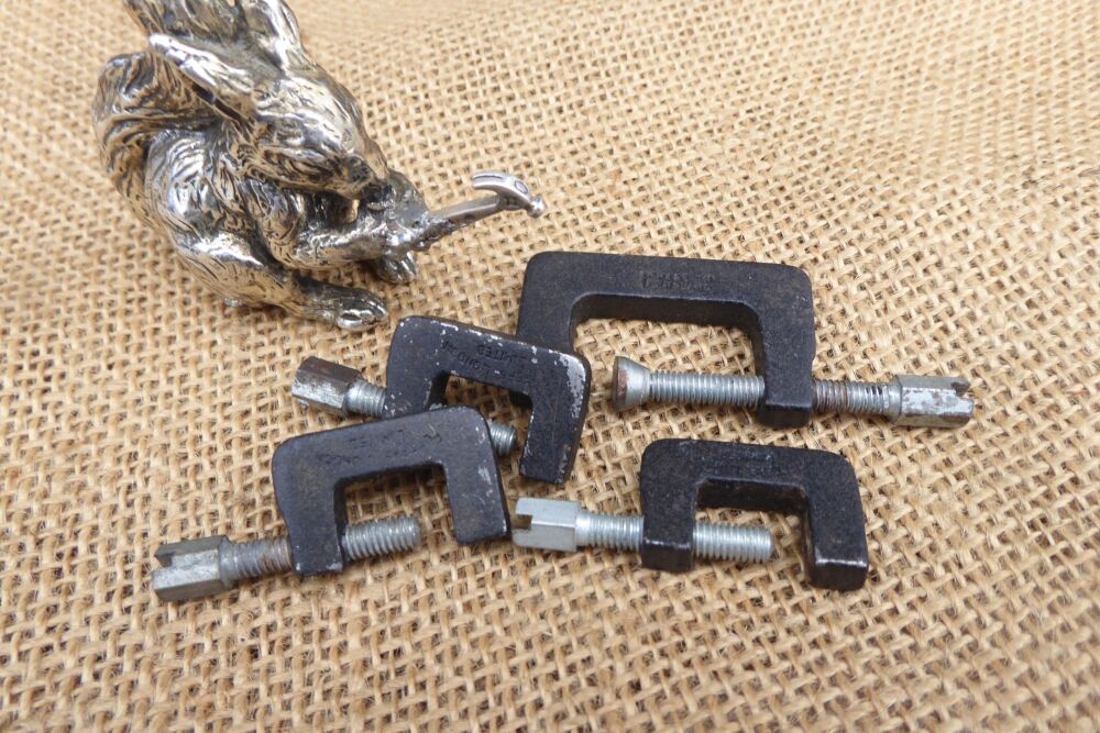 Job Lot Of 4 Futter Of London Small Clamps
