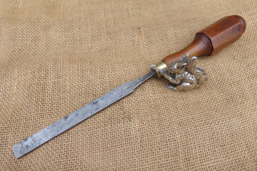 I Sorby 5/8" Chisel With Handle Stamped S Tyzack 8 Old St. Road London