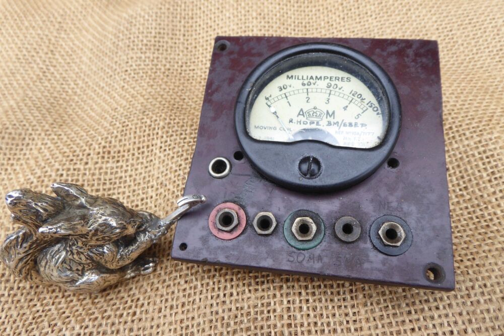 Air Ministry 1941 Moving Coil Milliamperes Meter