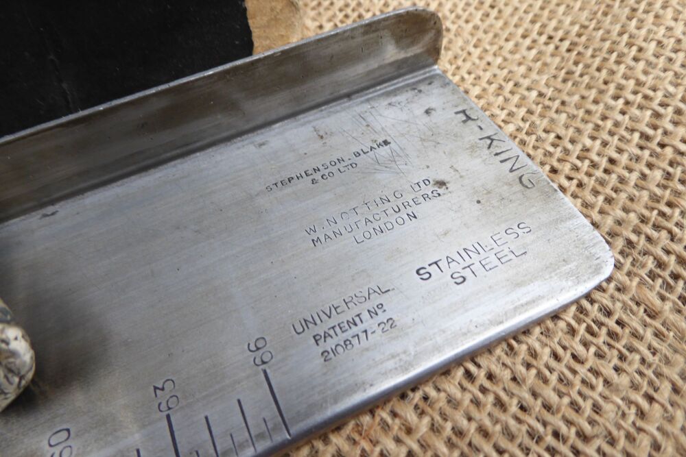 Universal Stainless Steel Composing Stick - W Notting Ltd Agent For Stephenson Blake