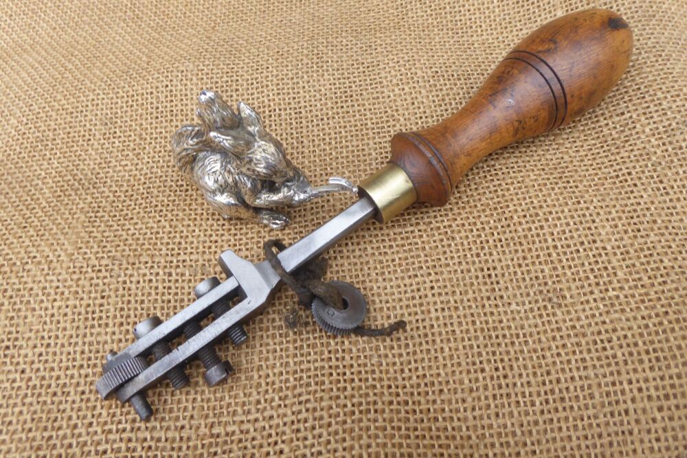 Vintage Knurling Or Book Binding Finishing Tool