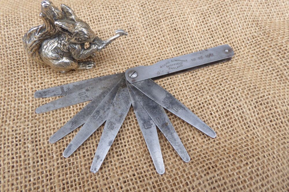 Moore & Wright No.391 Metric Feeler Gauge