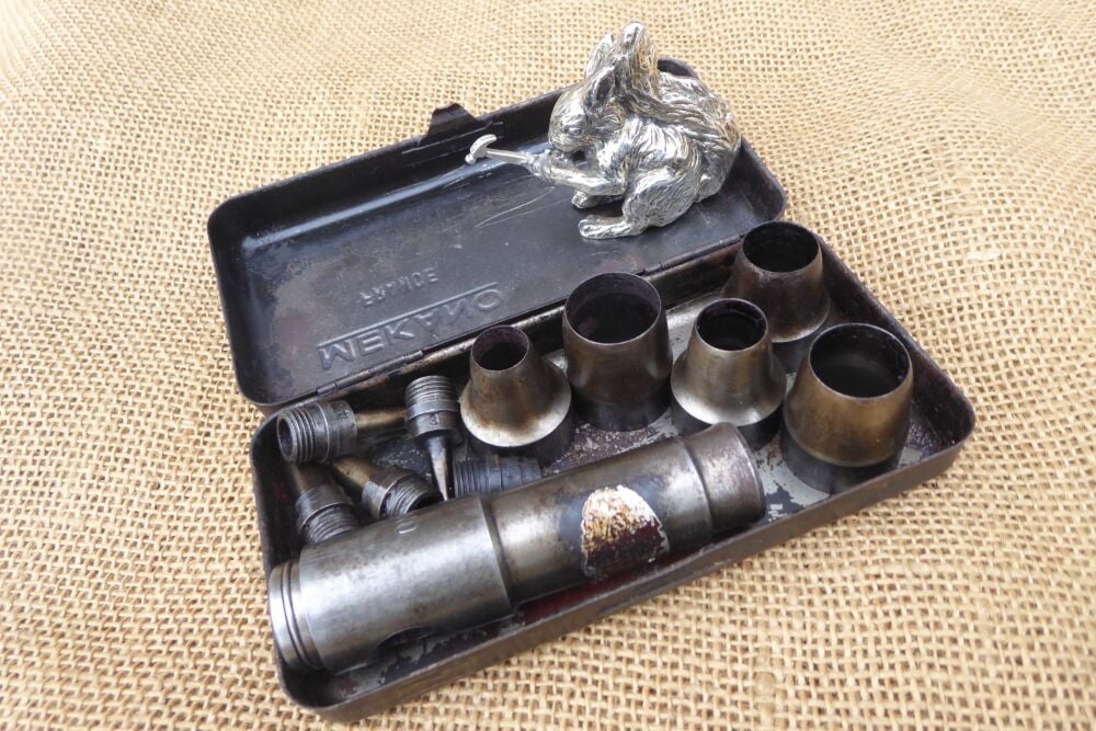 Vintage Mekano Wad Punch Set