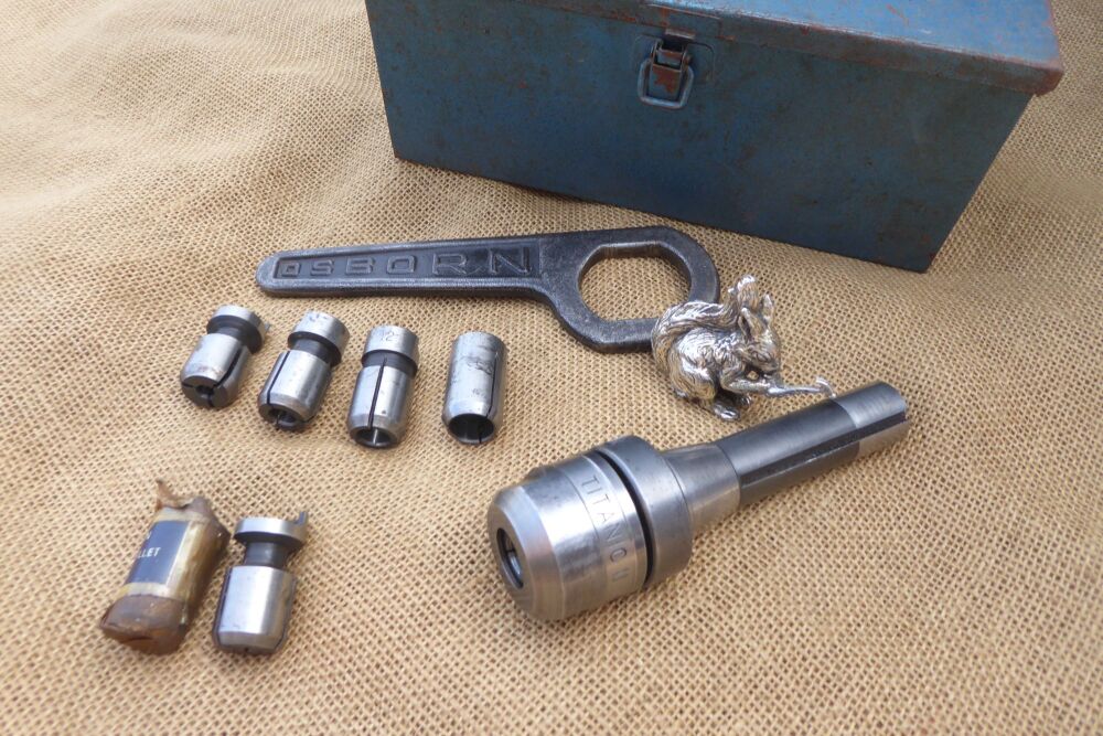 Osborne Titanic R8 Autolock Collet Chuck With 'C' Collets