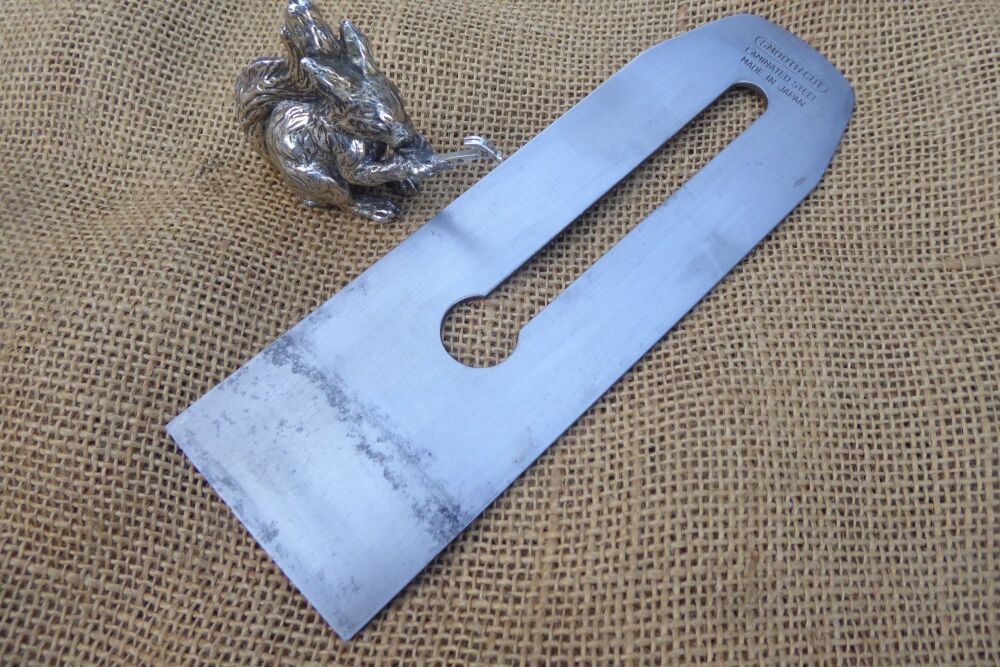 Smooth Cut Laminated Steel 2 3/8" Width Plane Iron