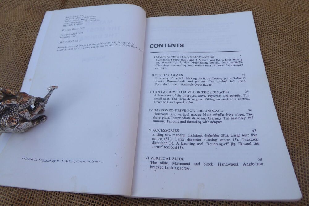 Making The Most Of The Unimat By Rex Tingey - 1983