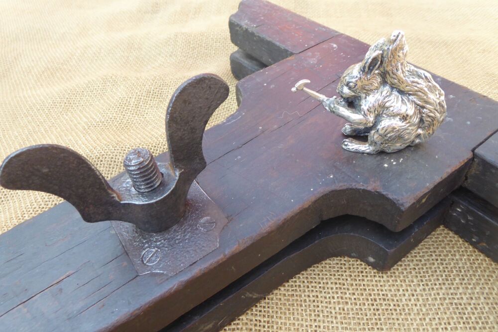Vintage Wooden Saw Sharpening Vice