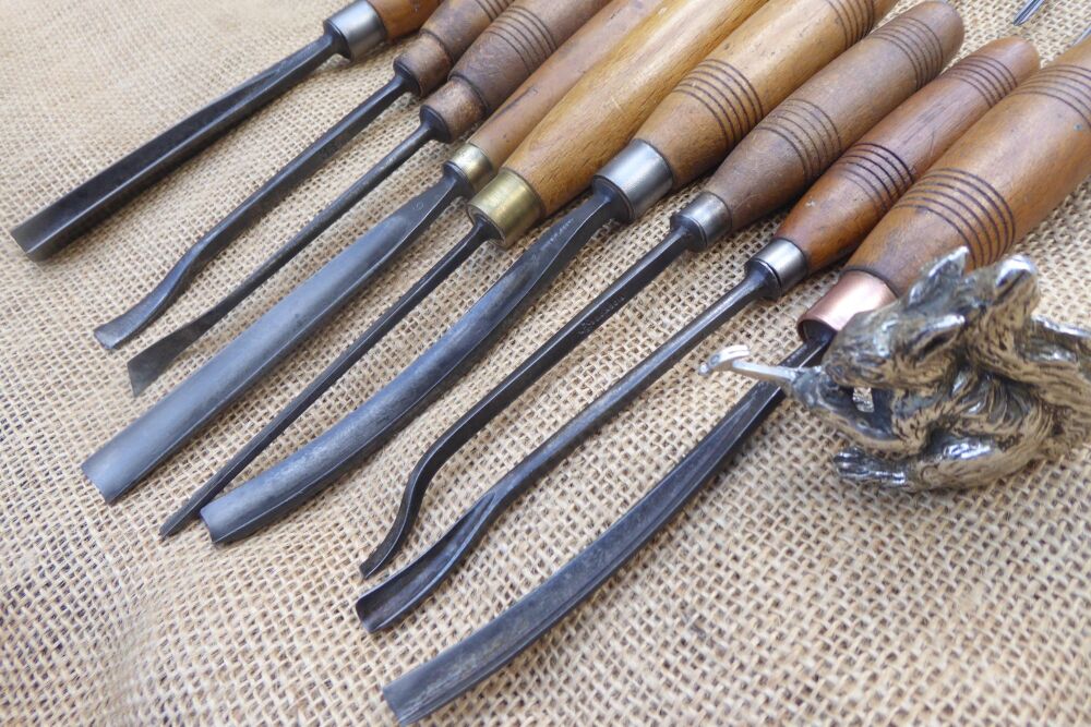 Job Lot Of 20 Carving Tools - Addis, Taylor, Iles