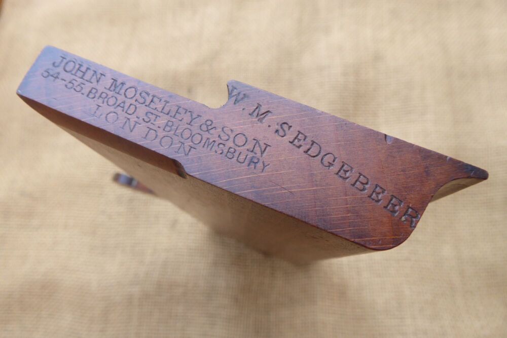 John Moseley & Son Snipe Bill Moulding Plane