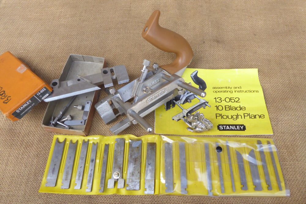 Stanley 13-050 Combination Plane With Cutters & 13-055 Conversion Kit