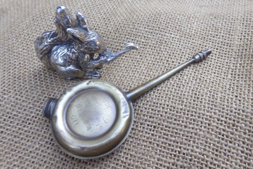 Vintage Brass Oiler - Sunbeam - Use Wakefield Everyman's Medium OIl