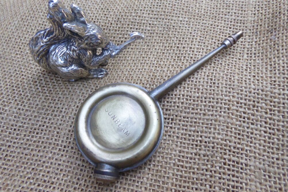 Vintage Brass Oiler - Sunbeam - Use Wakefield Everyman's Medium OIl