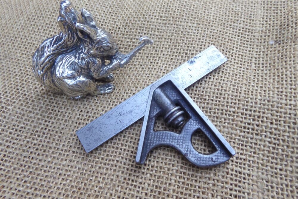 The L S S Co. (Starrett) No.4 Combination Square 4" USA