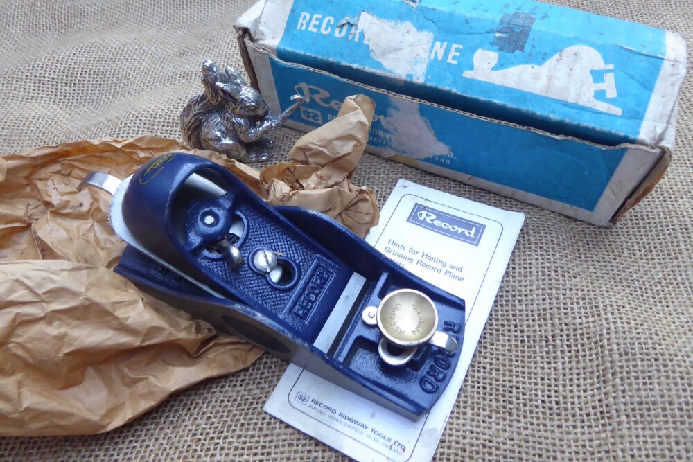 Record 09 1/2 Adjustable Mouth Block Plane