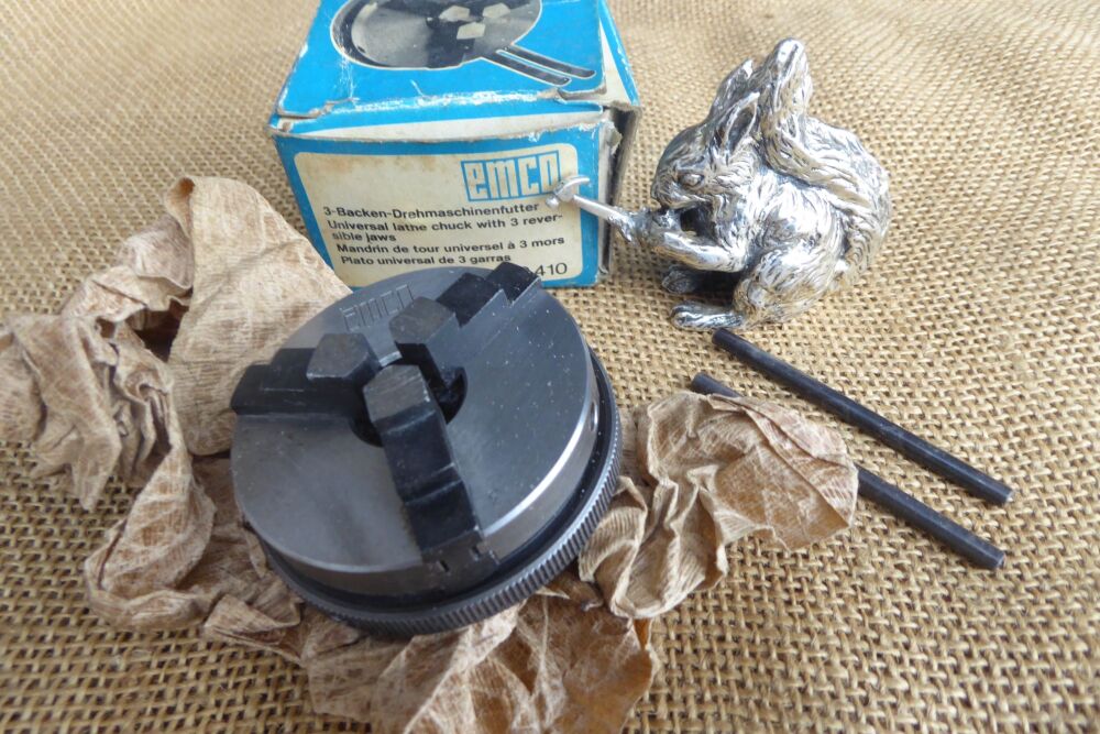 Emco Lathe Spares: Emco Unimat 3 - 150 410 Universal Lathe Chuck