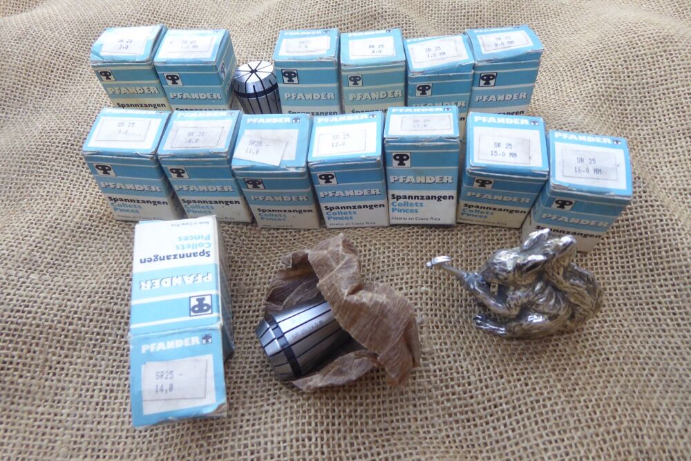 Set Of Pfander SR-25 Metric Collets