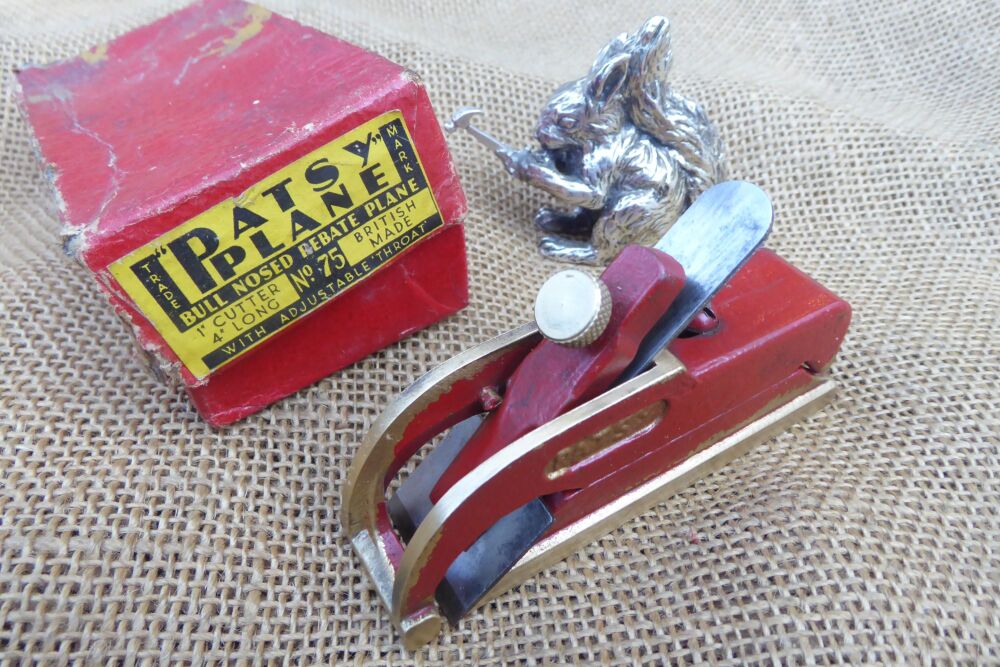 Patsy No.75 Brass Bull Nosed Rebate Plane