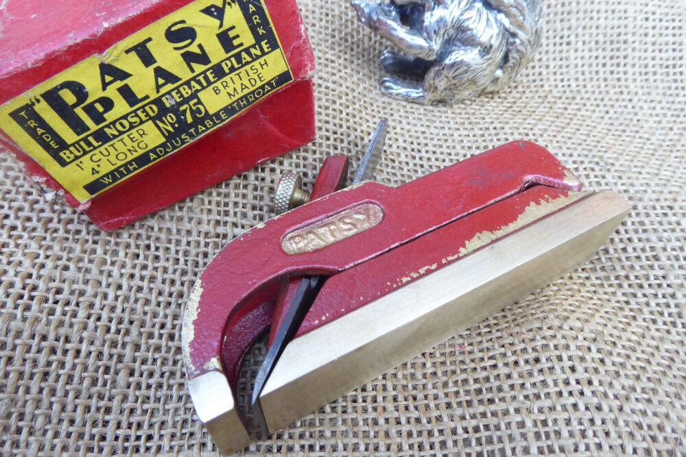 Patsy No.75 Brass Bull Nosed Rebate Plane