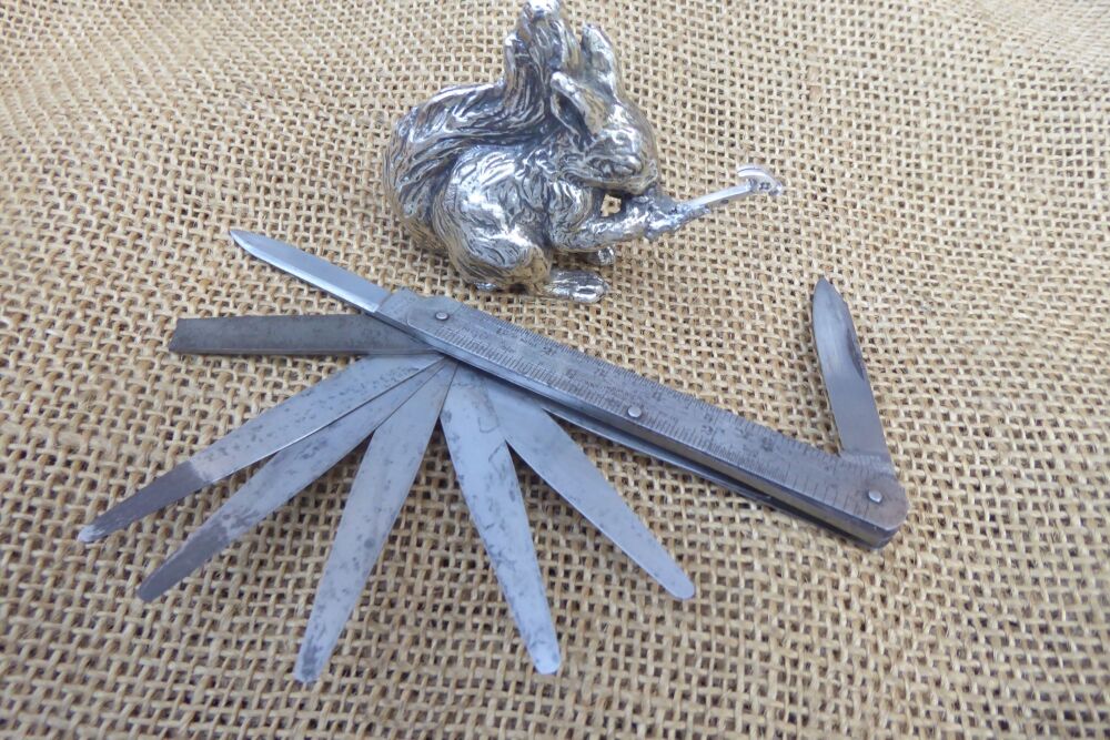 Rare Chesterman 3" / 76mm Rule / Multi-Tool - Rolls Royce