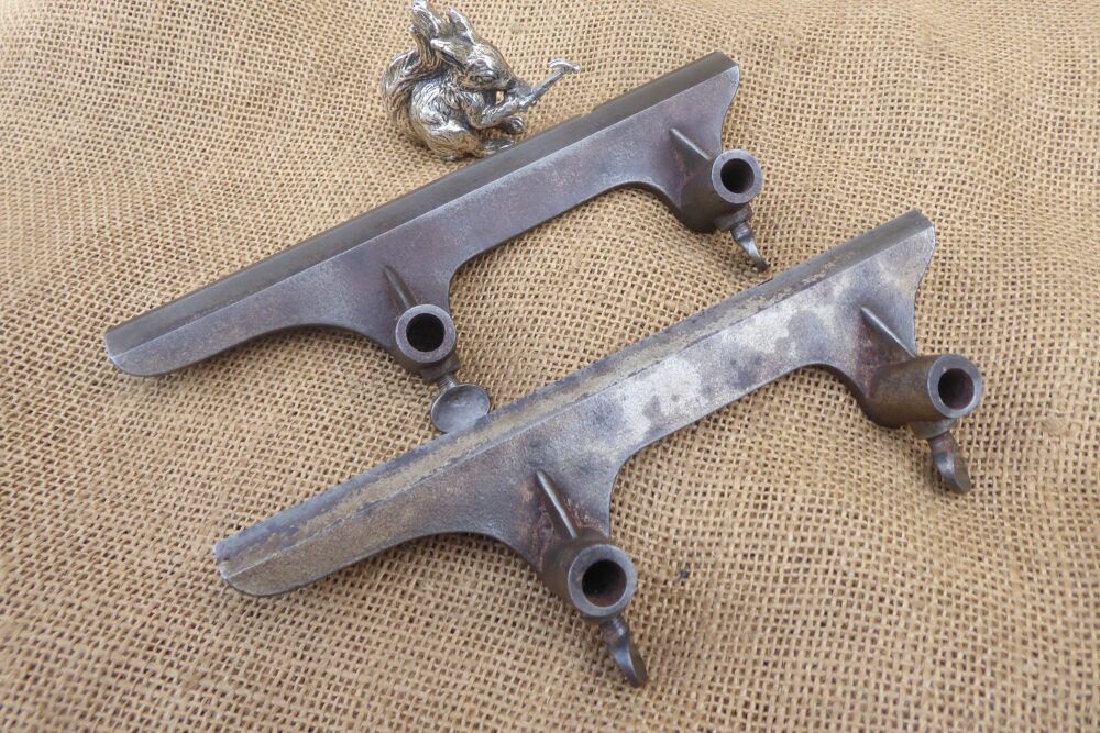 Pair Of No.8's Special Bases For A Stanley 45 Plane - No Cutters
