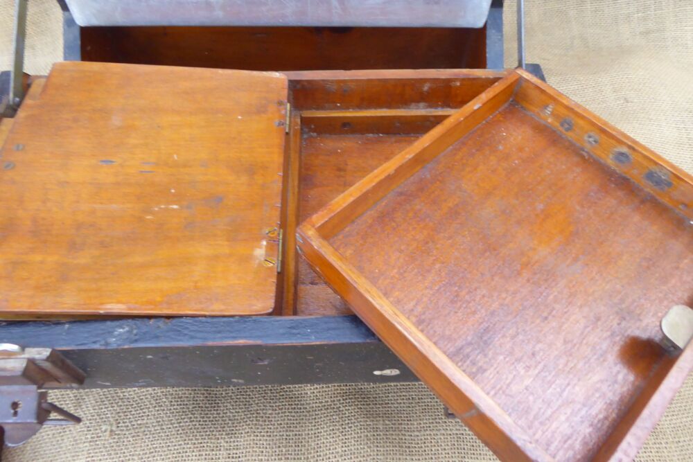 Vintage Storage Tool Box / Case - Small Industrial Box
