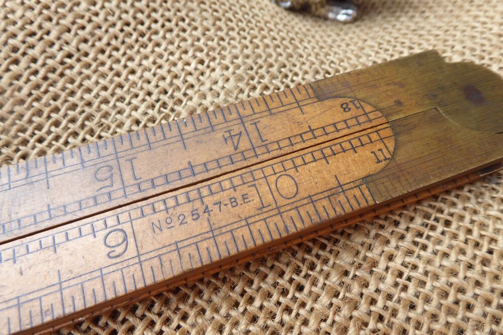 John Rabone & Sons No. 2547 BE Boxwood 24" Folding Rule