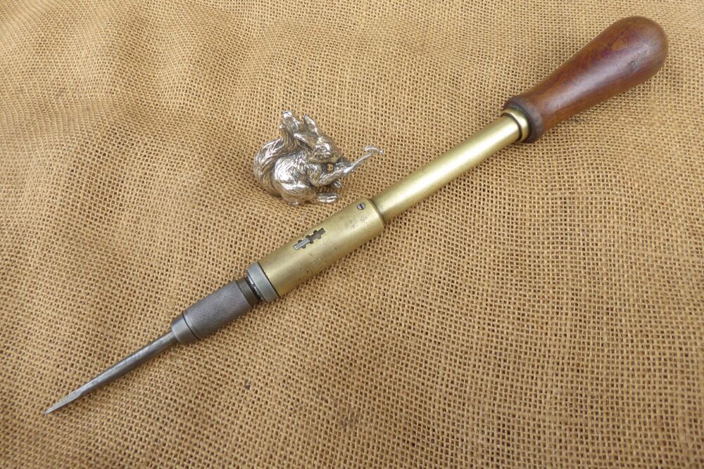 Yankee (Made By Stanley Works (GB) Ltd)130A Spiral Brass Ratchet Screw Driver With 1 Bit