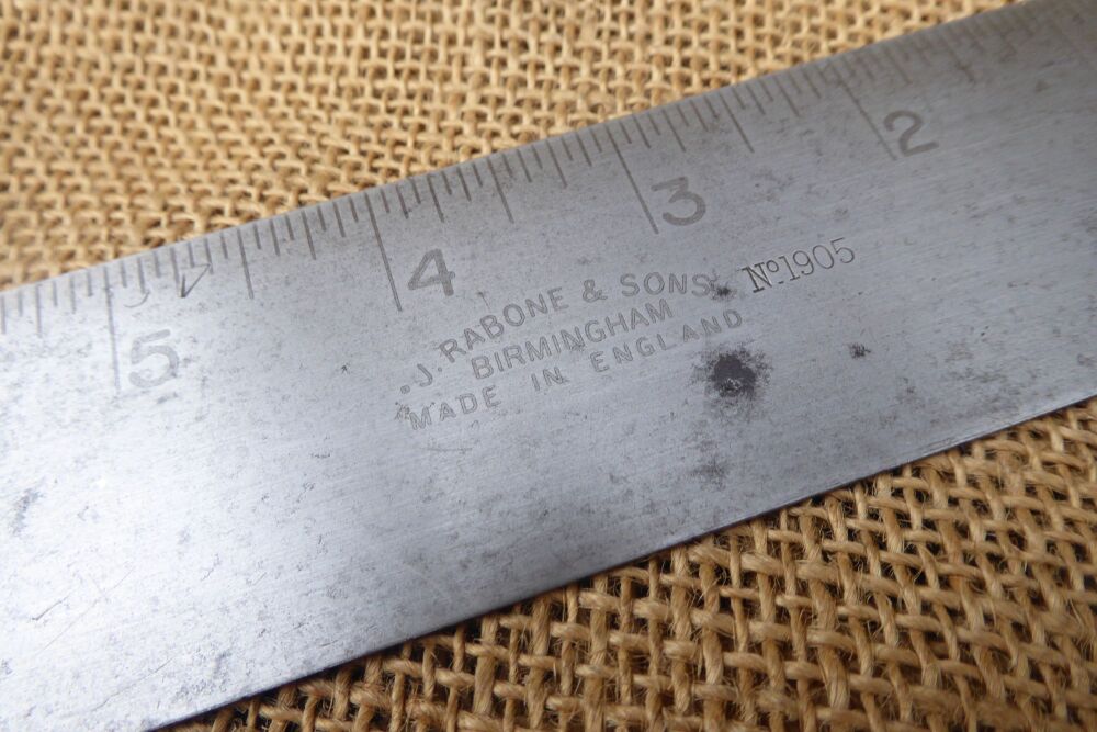 J Rabone & Sons No.1905 Try / Set Square 8"