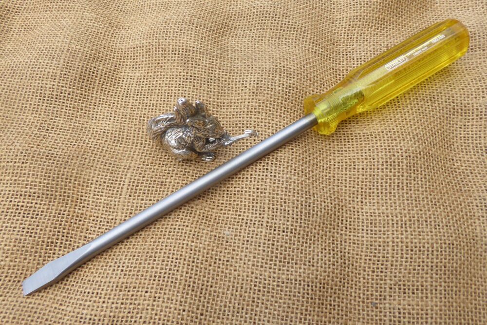 Stanley 2006/8 95mm x 200mm Chrome Alloy Slotted Head Screwdriver