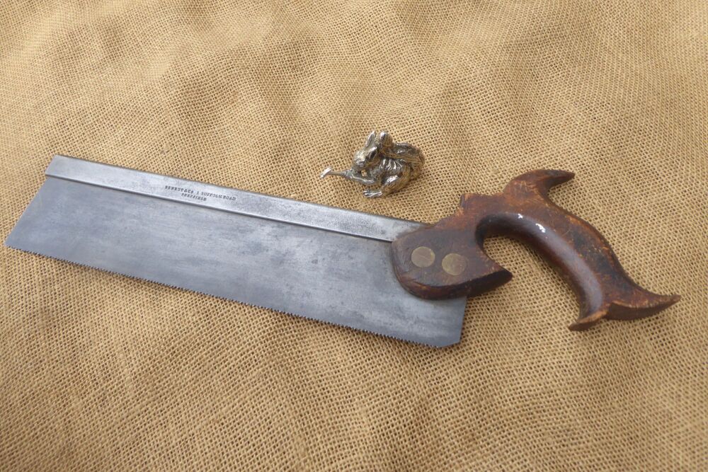 Renrut & Co. 1 Suffolk Road, Sheffield - 11 1/2" Stell Backed Saw