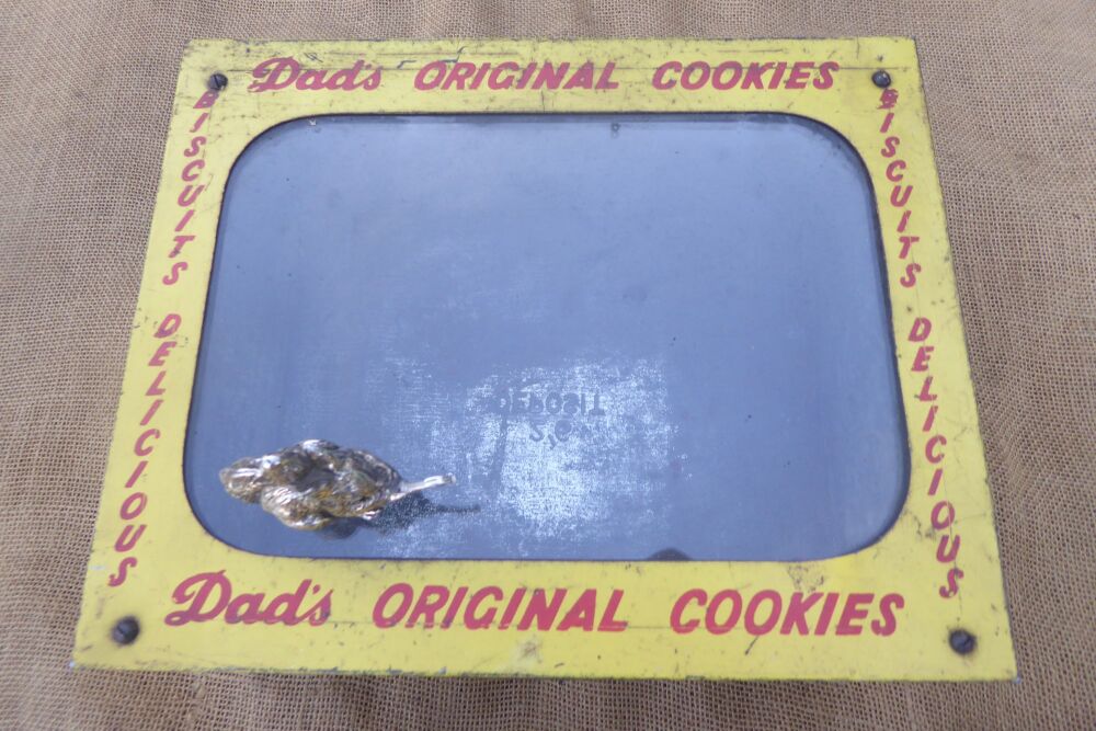 Vintage Dad's Original Cookies Biscuits - Counter Top Advertising Tin