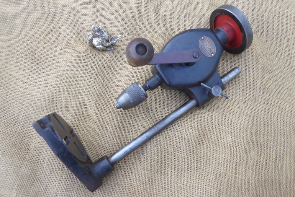 Vintage Genko Hand Crank Bench Drill