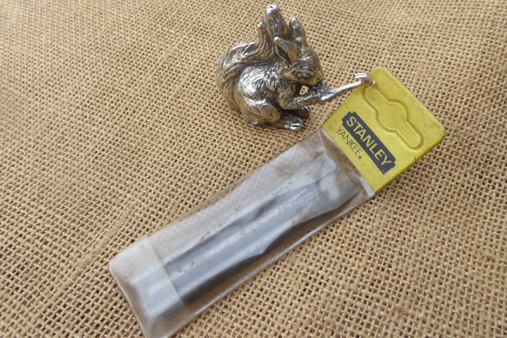 Set Of 3 Stanley Yankee Screwdriver Bits - 1/4" Dia.