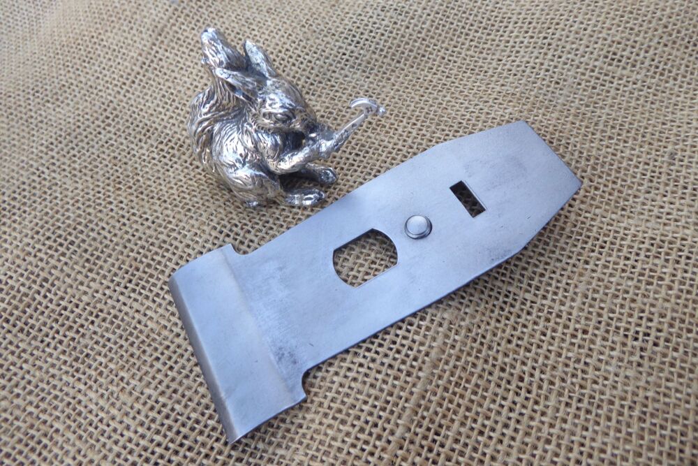 For A Stanley No.10 Carriage Makers' Plane: Cap Iron & Screw