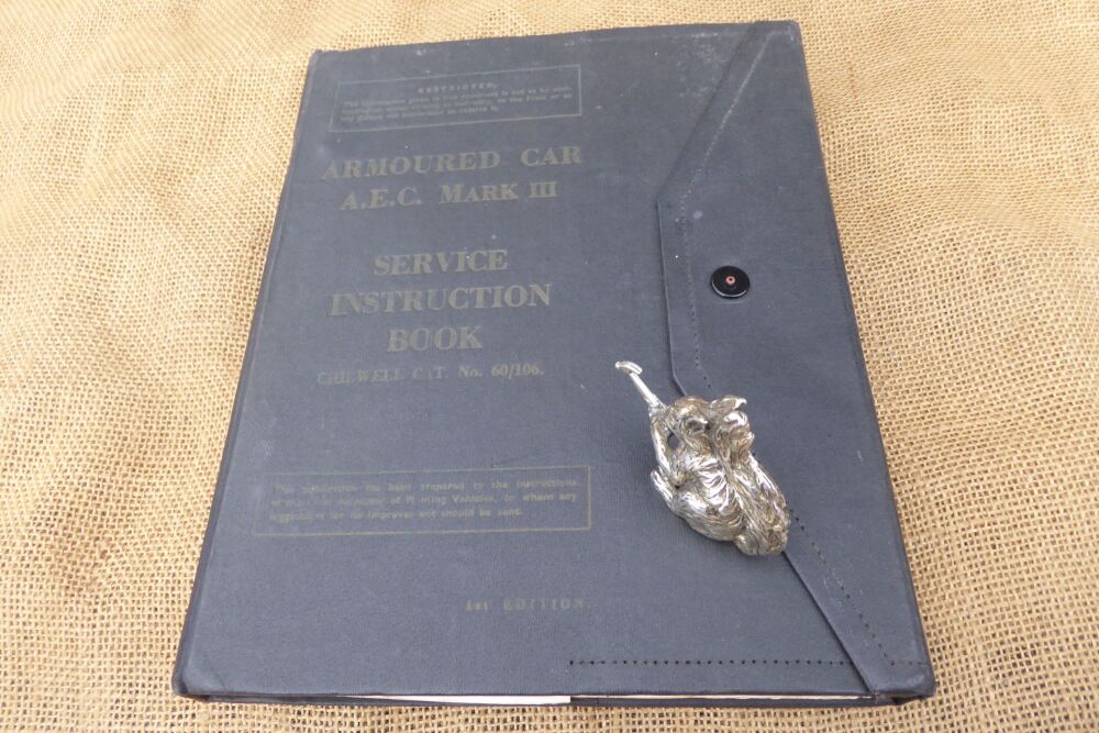 1st Edition Armoured Car A.E.C Mark III Service Instruction Book
