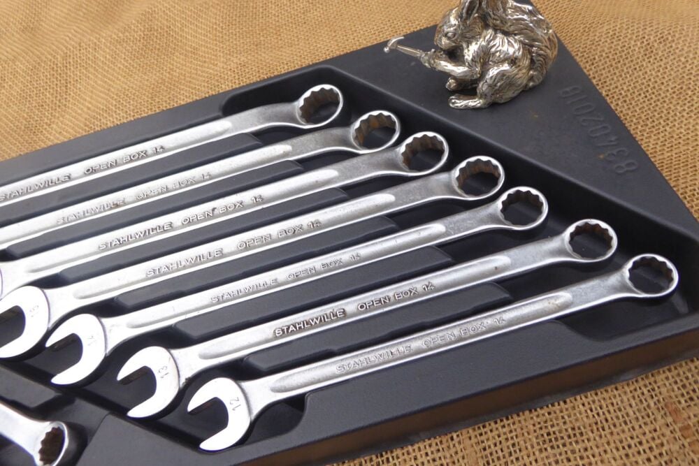 Stahlwille Open Box 14 Metric Open Ended Spanner Set