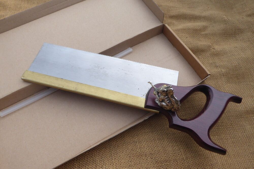 Tenon Saw 12" Around 13TPI Brass Backed Hand Saw Made By Crown Tools