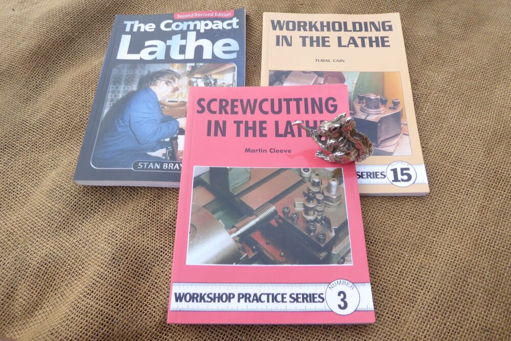 3 x Lathe Books - The Compact Lathe, Workholding & Screwcutting In The Lathe