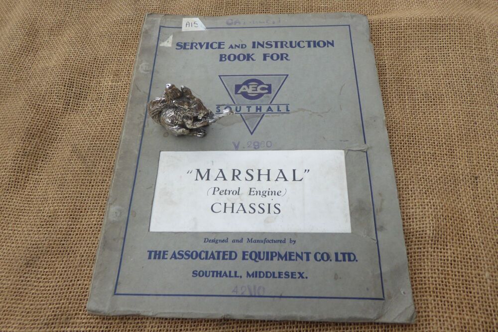 Service And Instruction Book For Mashal Chassis