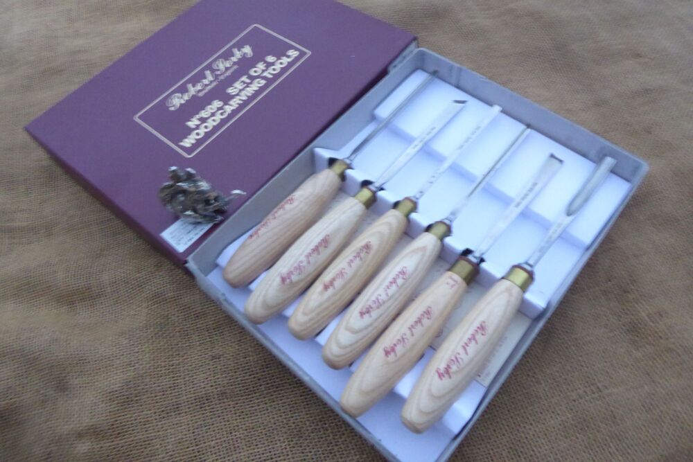 Robert Sorby No.606 Set Of 6 Woodcarving Tools
