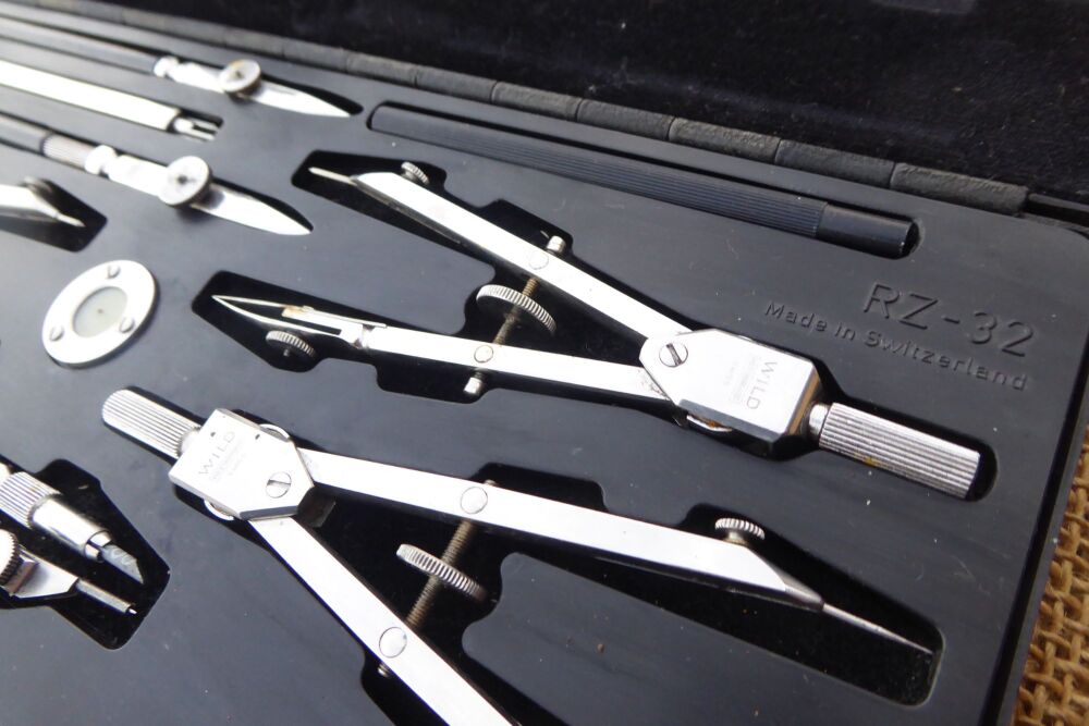 Wild Heerbrugg RZ-32 Technical Drawing Set - 1 Missing