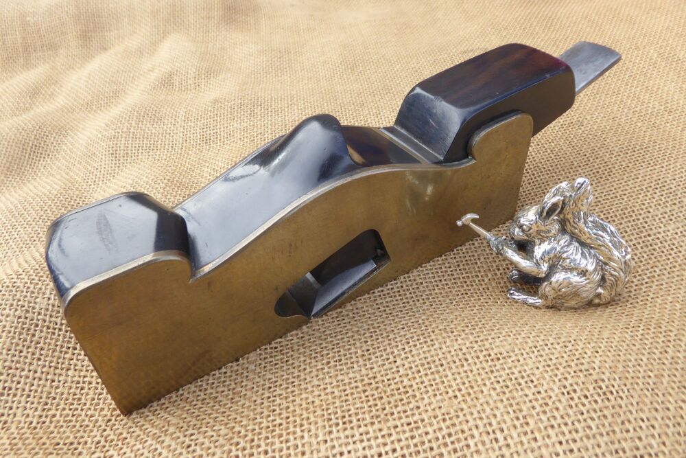 J Holland (68 Oakley St. London) Improved Gunmetal Shoulder Infill Plane - Circa 1861-92